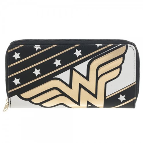 Wonder Woman Large Zip Around Wallet